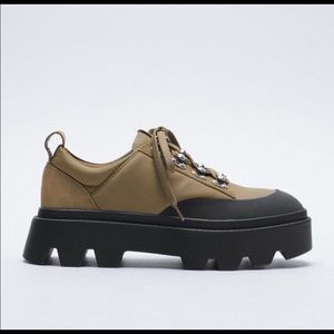 New Zara Low Heel Hiking Shoes